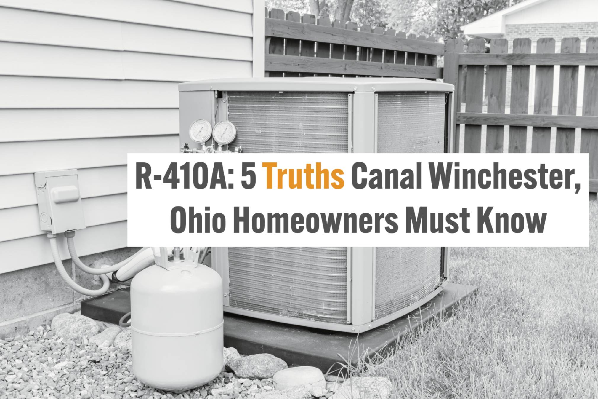 Canal Winchester, Ohio HVAC blog on R-410A refrigerant and its phase-out.